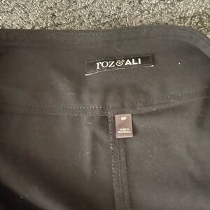 Roz & Ali Black Straight Leg Jeans
